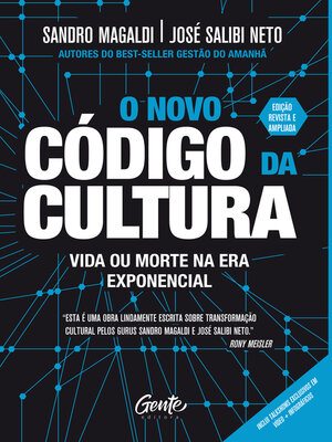 cover image of O novo código da cultura